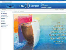 Tablet Screenshot of feg-kempten.de